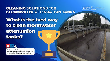 How do you clean a stormwater attenuation tank?