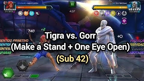 Tigra vs. Gorr (Sub 42 - Make a Stand + One Eye Open)