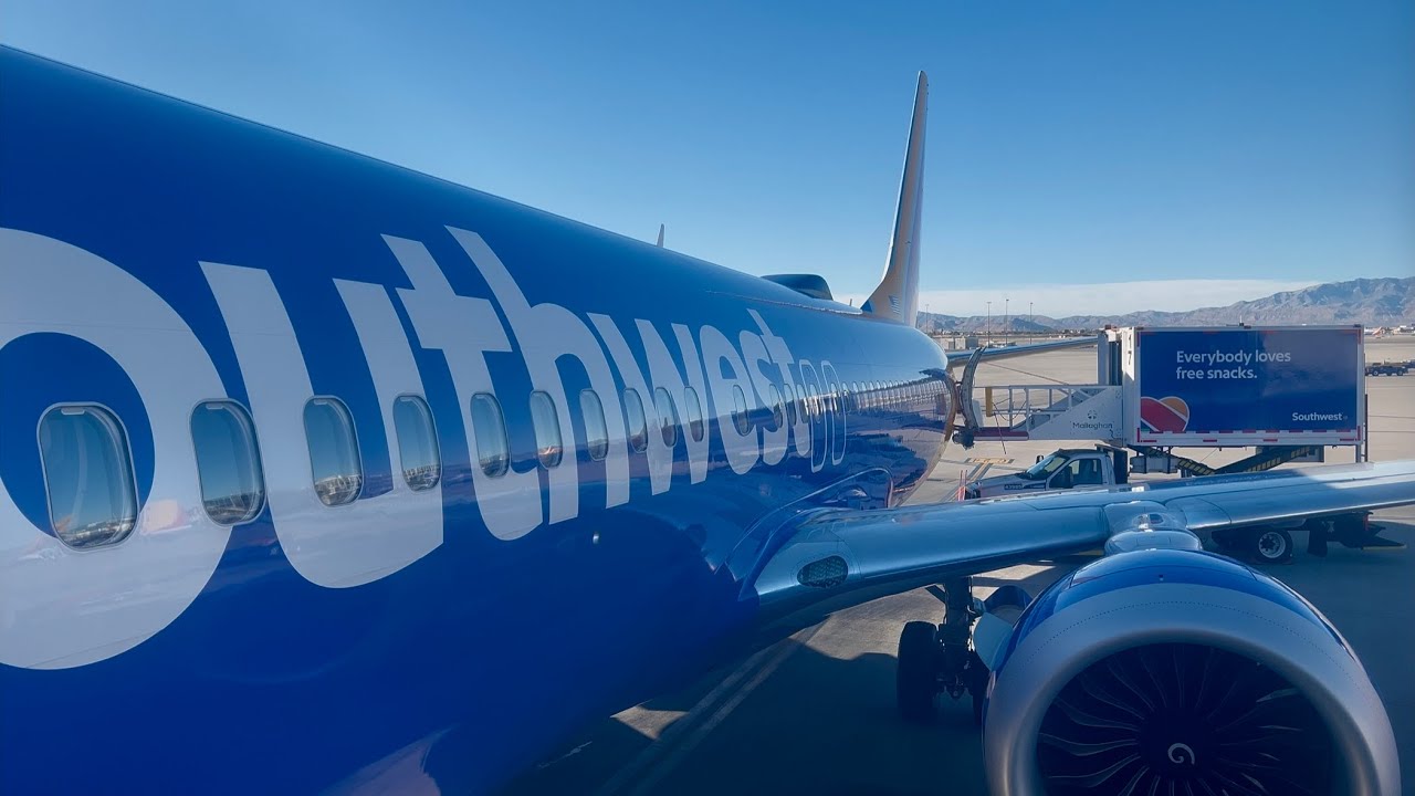 4K | Full Flight (ATL-LAS) | Southwest Airlines Boeing 737 MAX 8 (N1805U)