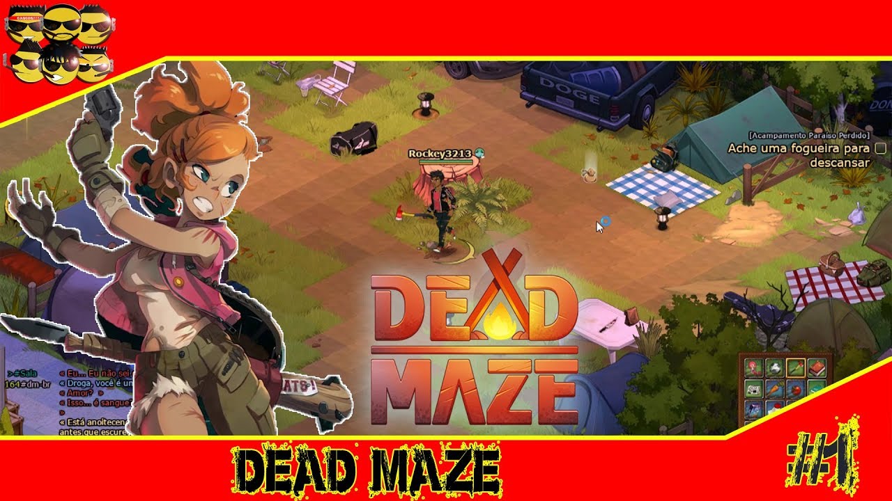 Dead Maze #1 - NOVO JOGO DE SOBREVIVÊNCIA/MMORPG GRÁTIS - PT-BR