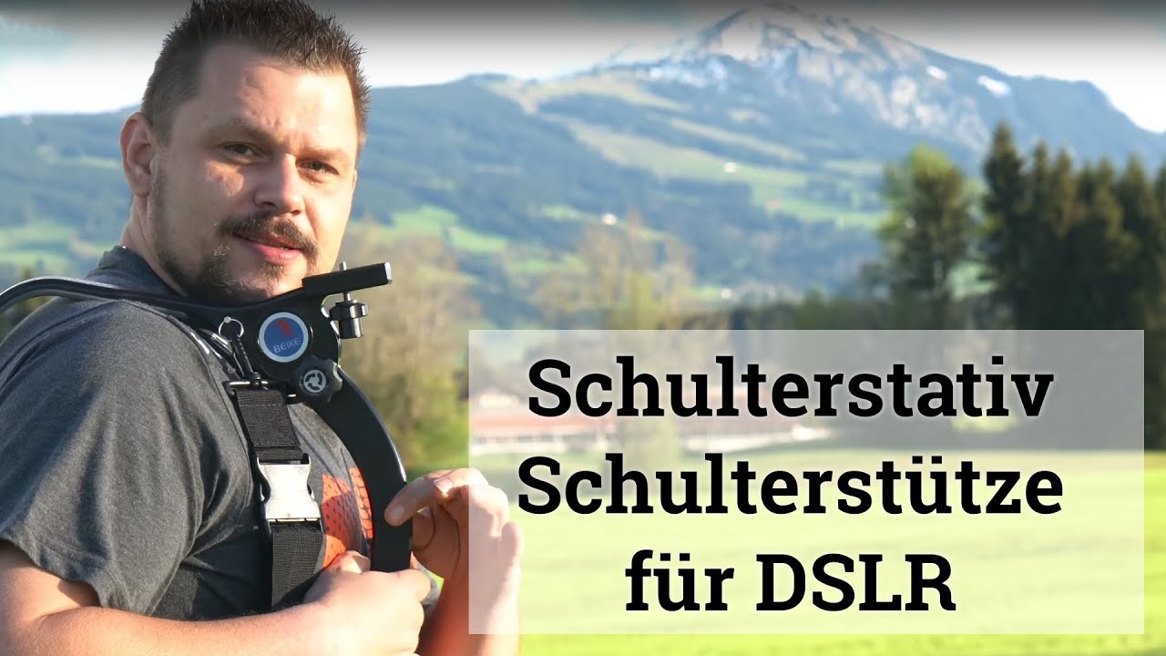 Update Schulterstativ Schulterstütze für DSLR Kameras Khalia/Beike