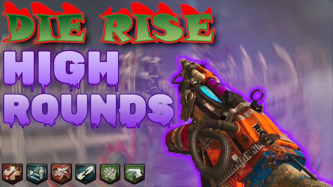 DIE RISE HIGH ROUNDS IN 2022! GOING FOR 100 | Black Ops 2 Zombies ...