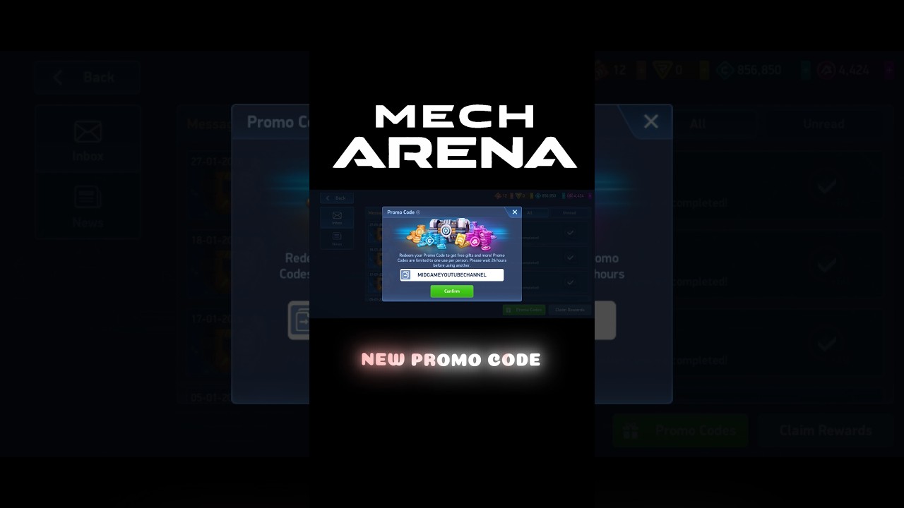 NEW PROMO CODE 🎁 2026 | MECH ARENA | 
