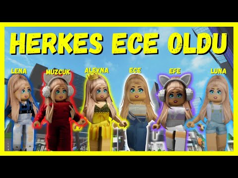 😁HANGİMİZ GERÇEK ECE❓HERKES ECE OLDU😂HEP ECE KAZANDI😊ROBLOX