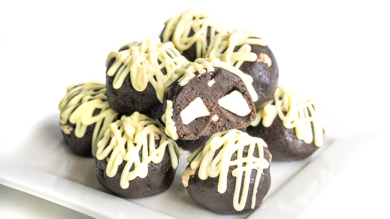 Oreo Cake Balls with Marshmallows Oreo Truffles Recipe YouTube