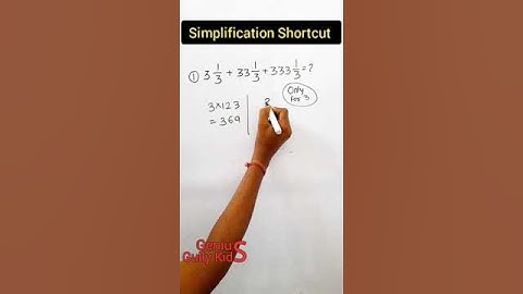 Simplification Shortcut Fraction #shorts #mathstrick #vedicmaths