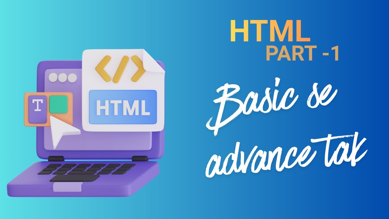 HTML PART-1:HTML Tutorial for Beginners 2026 | Complete HTML with Notes & Code(reuploded)