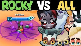 ROCKY vs ALL NEWEST CHARACTERS - BEST NEW CHARACTER? | Zooba Tournament 1v1