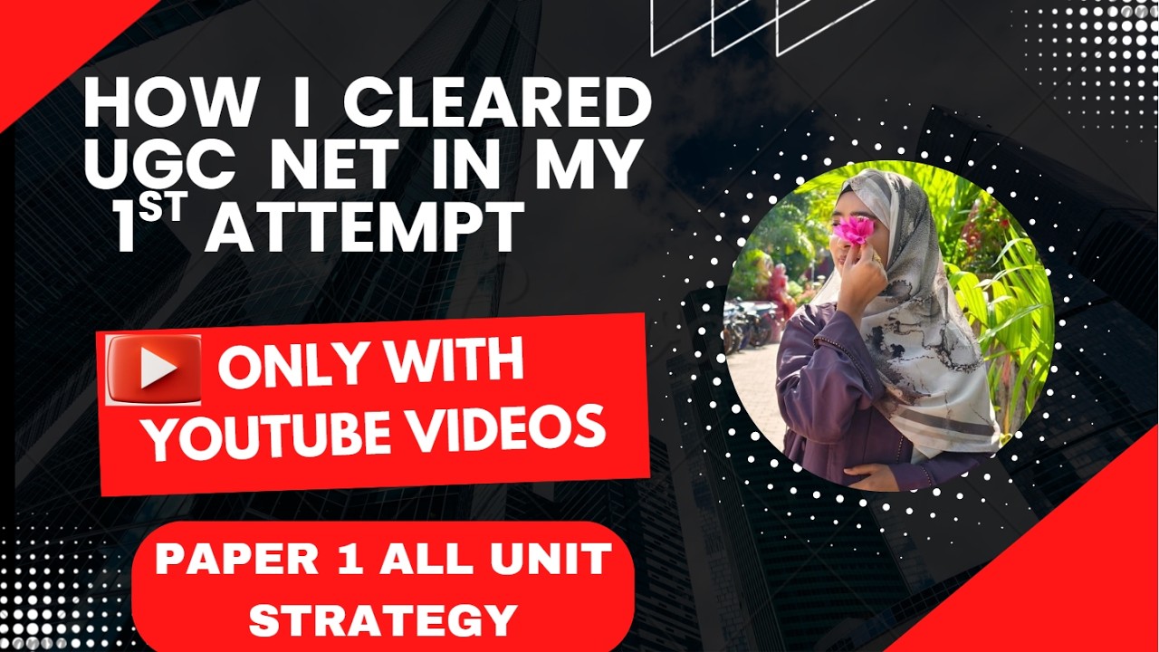 Cleared UGC NET in 1st Attempt | No Coaching + Free resources | Complete Paper 1 Strategy