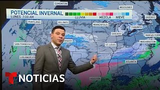 Utah, Colorado y otros estados emiten alertas por peligro de exceso de nieve | Noticias Telemundo