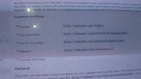 how to change permalinks of wordpress post.wmv
