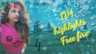 Free Fire 1V4 Girl Gameplay 1V4 Highlights
