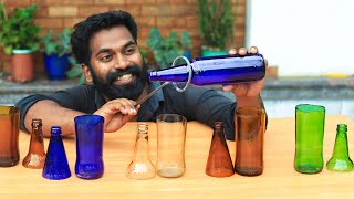 Worlds Simplest Bottle Cutting Trick | കുപ്പി മുറിക്കൽ ഇത്ര സിംപിൾ ആയിരുന്നോ | M4 TECH |