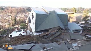 Unseen Footage: Japan Quake Toll Nears 50 With Many Feared Trapped