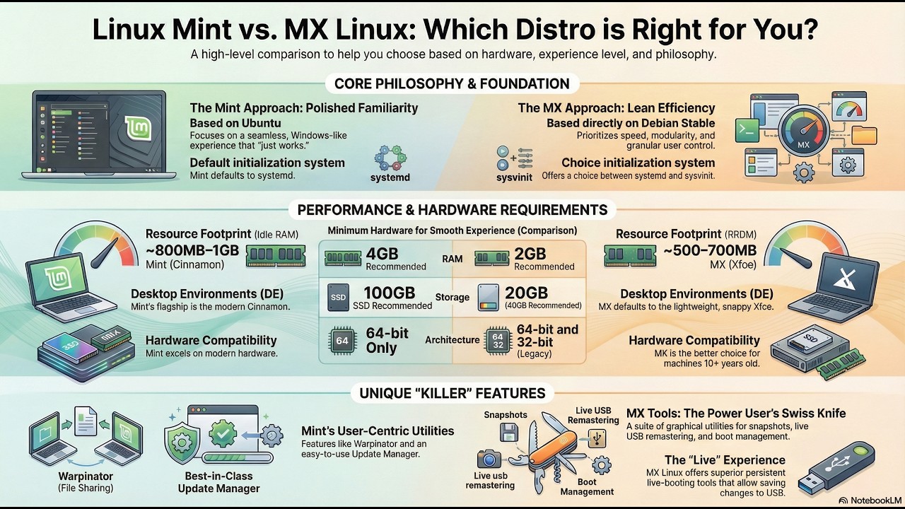 Linux Mint vs MX - YouTube