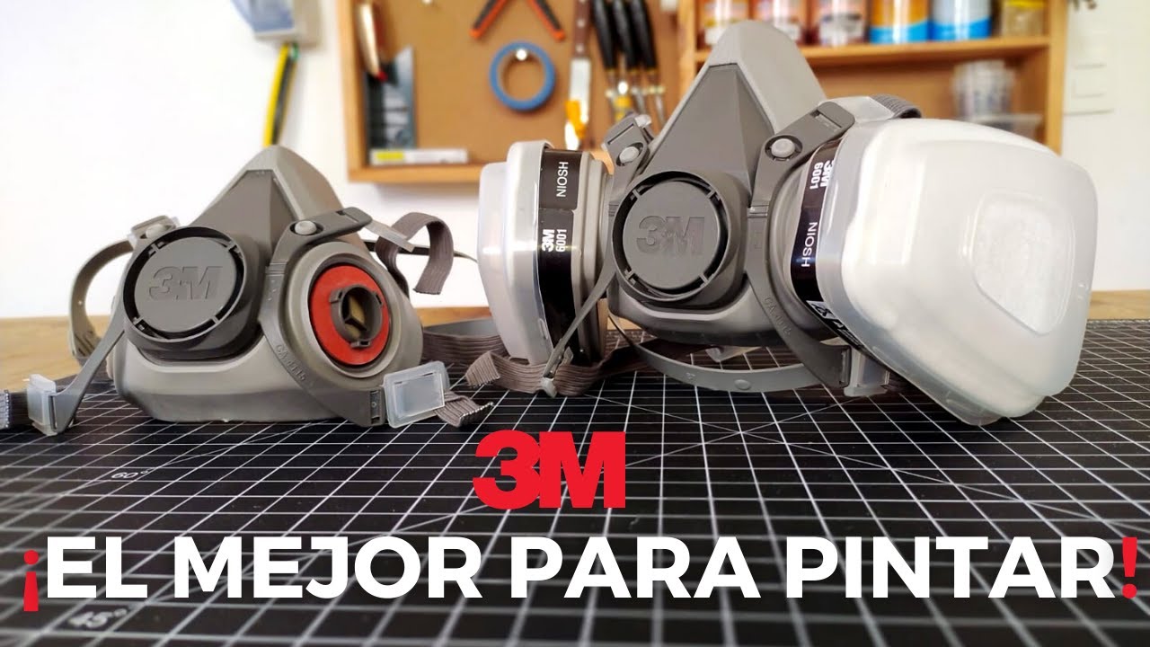 KIT RESPIRADOR 3M 6200, PARA PINTAR CON BARNICES