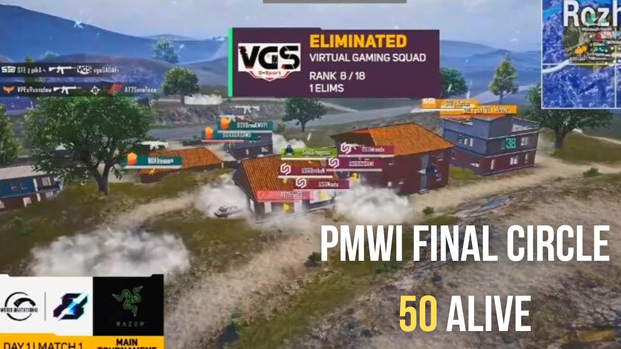 Vampire Esports 22 KILLS | PMWI DAY1 MATCH 1|