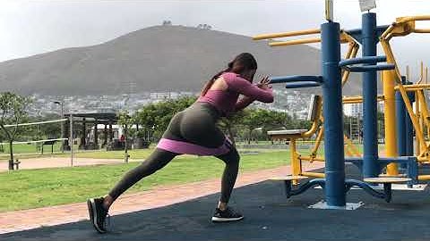 Step Outs (Left) with Resistance Band – Booty Band Exercises – Zaksy.com