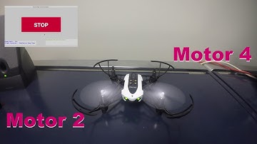 Testing motor control of Parrot Minidrone using Simulink