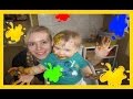 Пальчиковые краски - все ЗА и ПРОТИВ!/малыш смешно рисует!