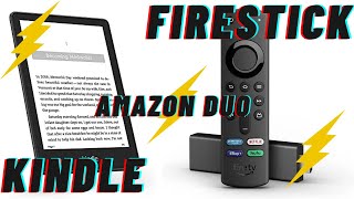 Amazon Fire stick 4k Max & Amazon Kindle Amazon 2024 Duo