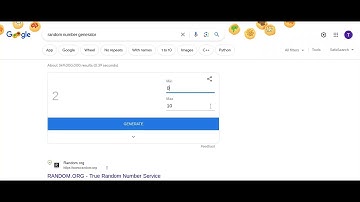 google random number generator easter egg
