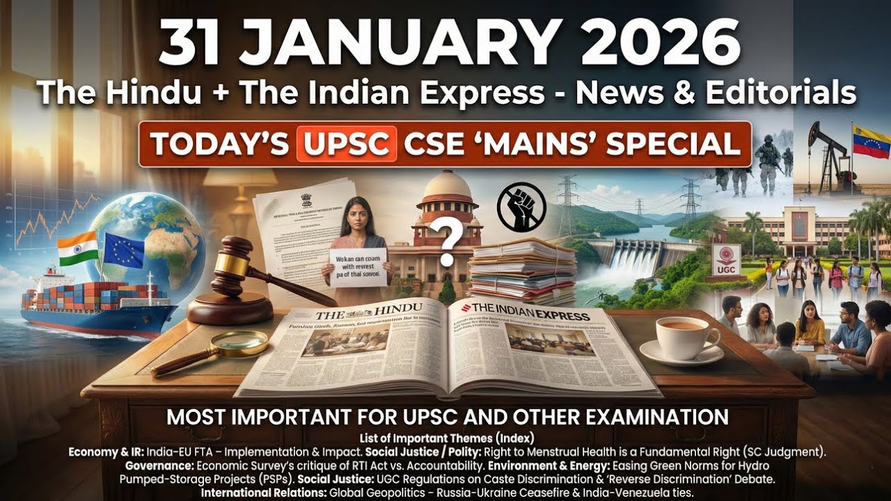 UPSC-Mains | Can US "Capture" a President? India’s Energy Dilemma & The Russia-Ukraine Truce 31 Jan