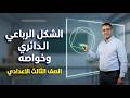 شرح درس الشكل الرباعي الدائري وخواصه هندسة الصف الثالث الاعدادي الترم الثاني 2026