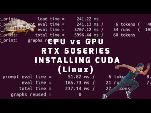 CUDA vs CPU on Linux — Fix Your GPU Not Working (Full Clean Install)