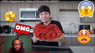 matt stonie 1000 pepperoni on 1 slice of pizza 🍕