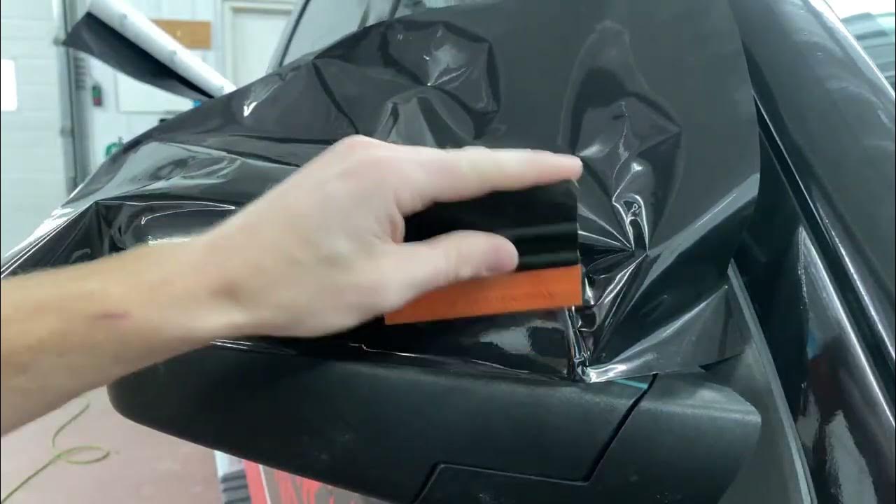How To Vinyl Wrap Mirrors YouTube