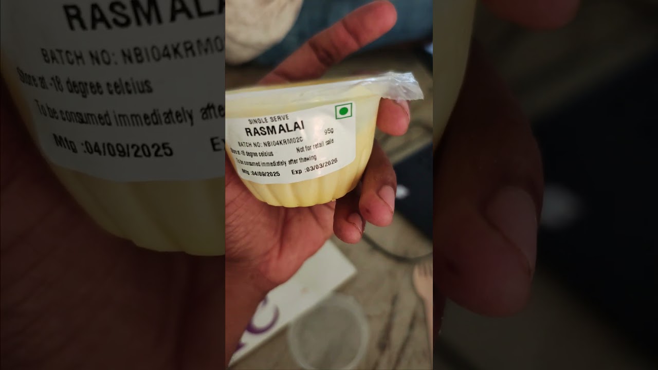 Zepto Café Rasmalai Review 🍮 | Soft, Creamy & Perfectly Packed Dessert | Taste Test 2025