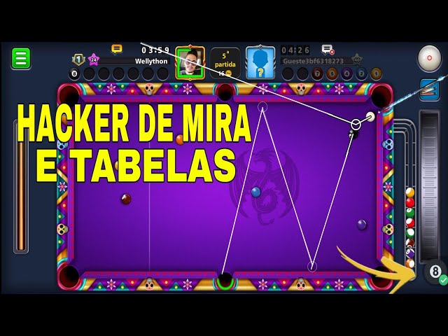 8 Ball Pool - Hack de Tabela e Mira Infinita (Nunca Mais) 