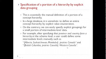 Concept Hierarchy Generation