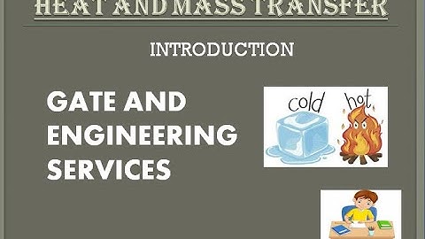 Lecture 1 Heat & Mass Transfer(HMT) Introduction