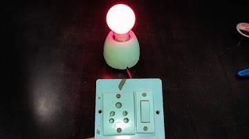 1 Socket 1 Switch 1 Bulb Holder Connection #electric #wiring #electrical #extensionsocket