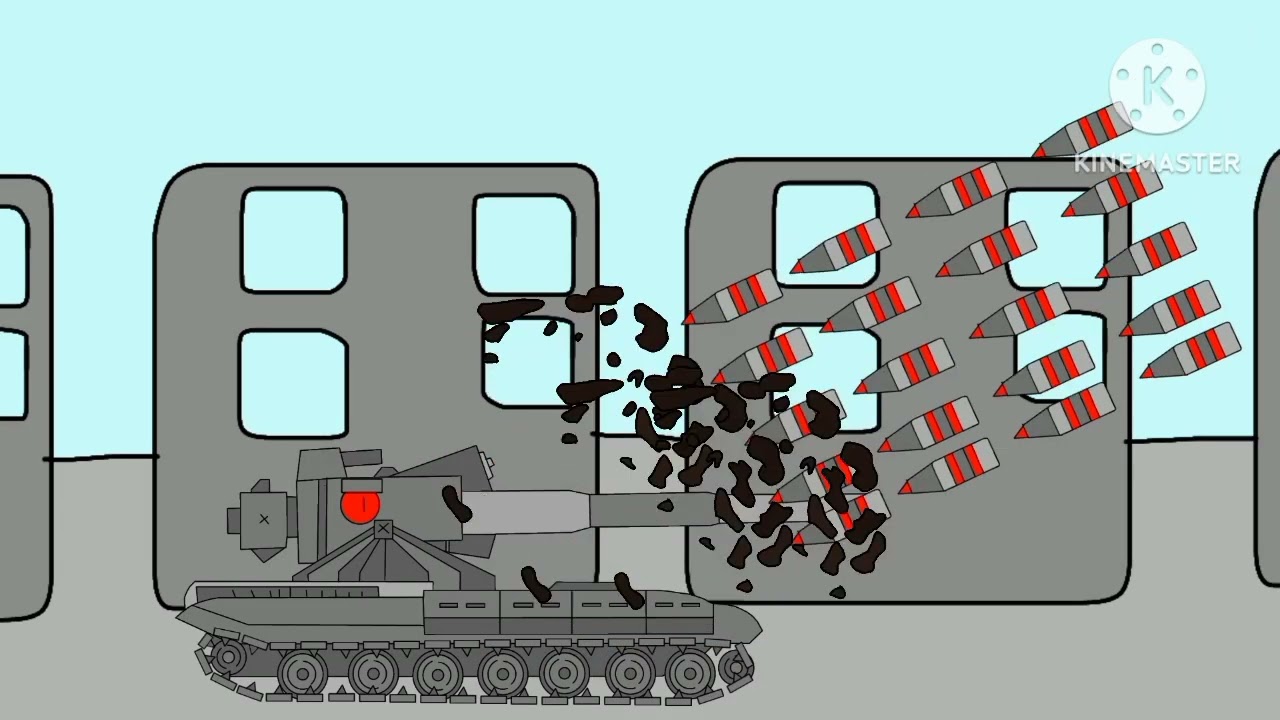 kv44c vs kv44 black waffebtrager x animasi kartun tank 