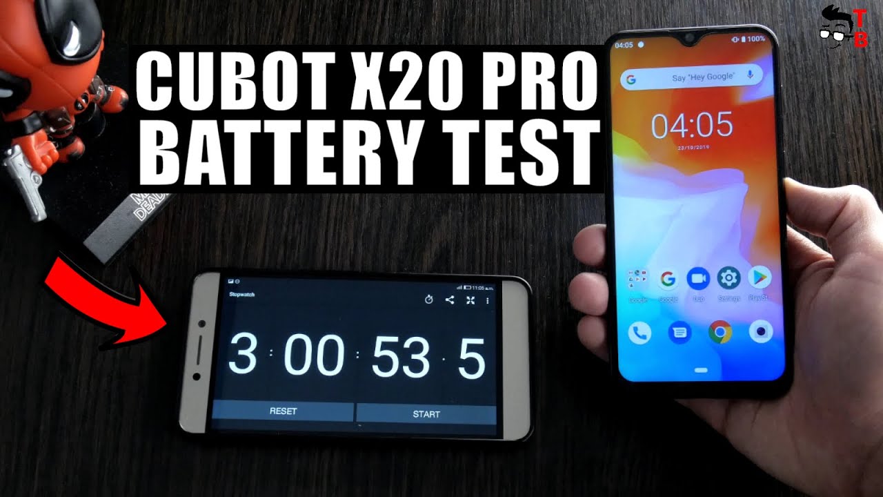 Cubot X20 Pro - Battery Drain Test and Charging Time