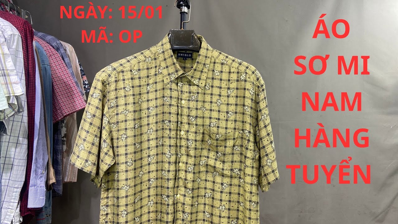 (Ngày 15/01/2026) áo sơ mi nam NHẬT hàng HIỆU / THANH LOAN HÀNG THÙNG