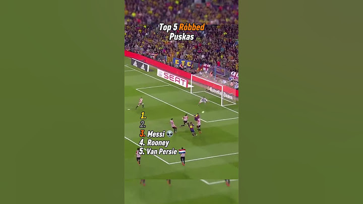 Top 5 Robbed Puskas Goals In Football