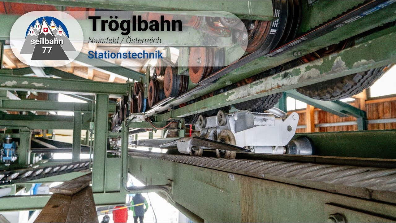 Stationstechnik Tröglbahn, Doppelmayr-Technik aus dem Jahr 1985.