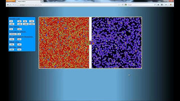Many particles flow simulation (WebCL)