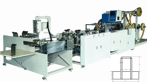 Automatic Flat Paper Handle Pasting Machine