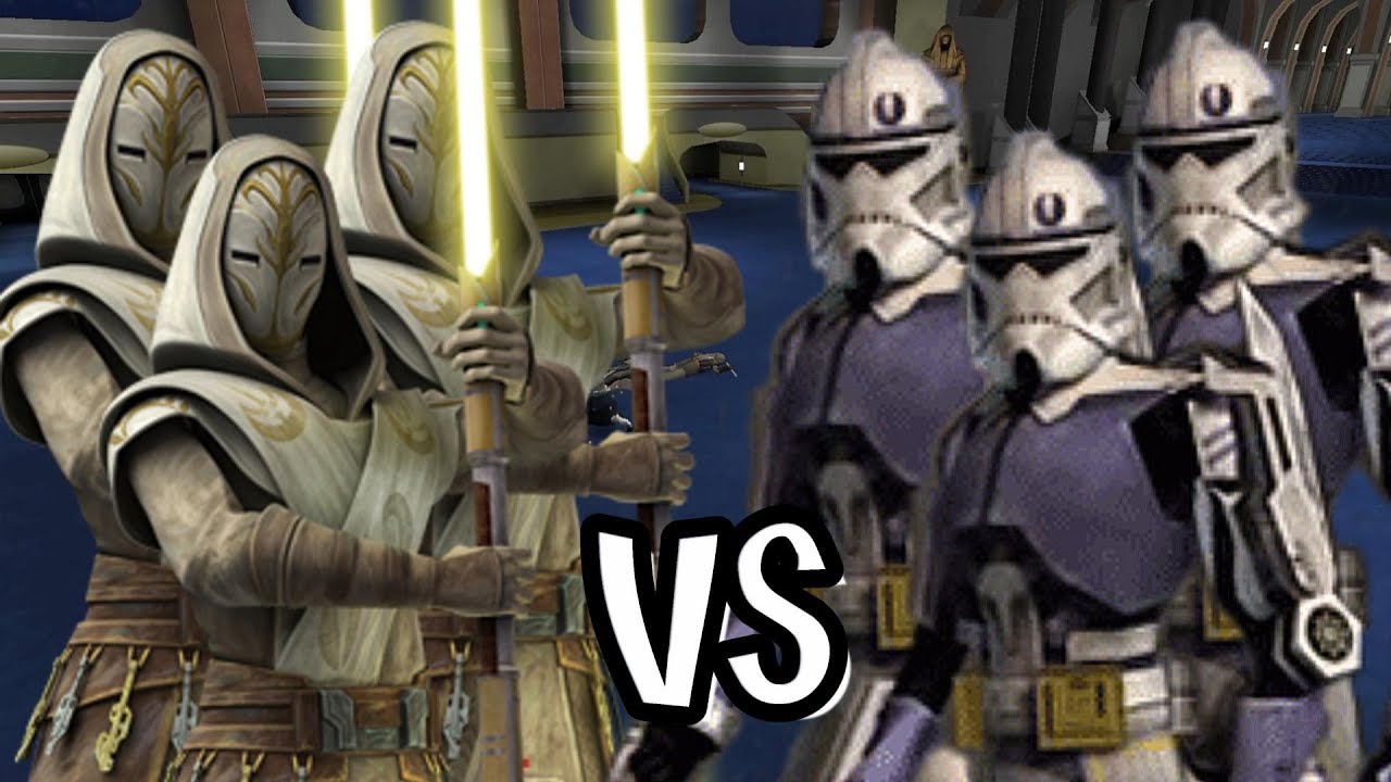Star Wars Movie Duels 2 Jedi Temple Guard Vs Clone Assassin By Yao Gamers - jedi temple guard roblox
