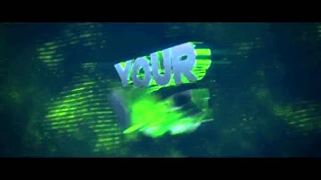 FREE After Effects & Cinema 4D Intro Template  Green Funky Sync Intro #11