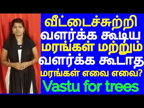 வாஸ்து மரங்கள் /செடிகள்/vastu for trees in tamil/வீட்டில் வளர்க்க கூடாத மரங்கள்