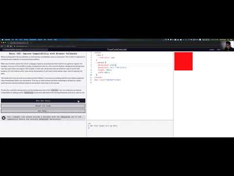 freeCodeCamp: Improve Compatibility with Browser Fallbacks