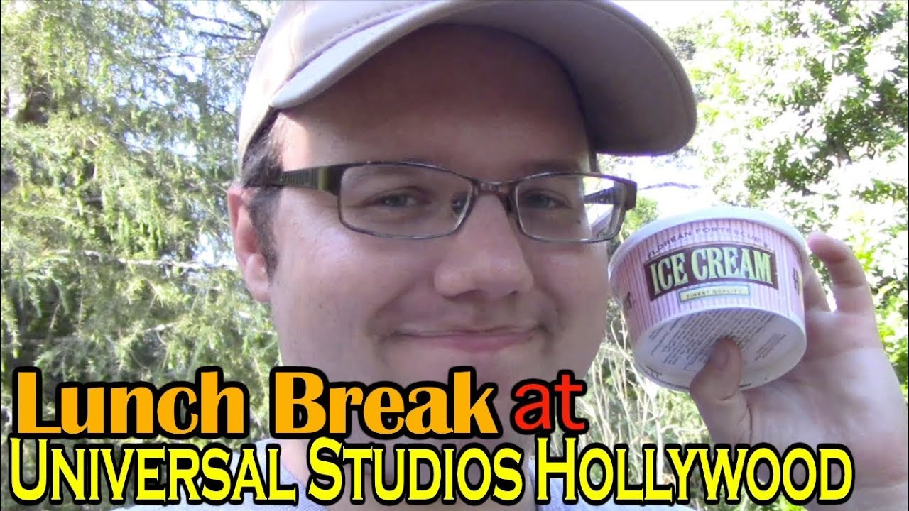 Lunch Break at Universal Studios Hollywood- Butterbeer Ice Cream
