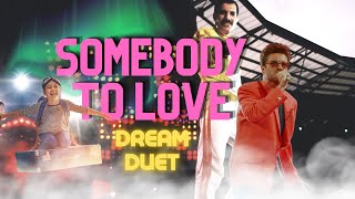 Freddie Mercury & George Michael Duet - Somebody to Love
