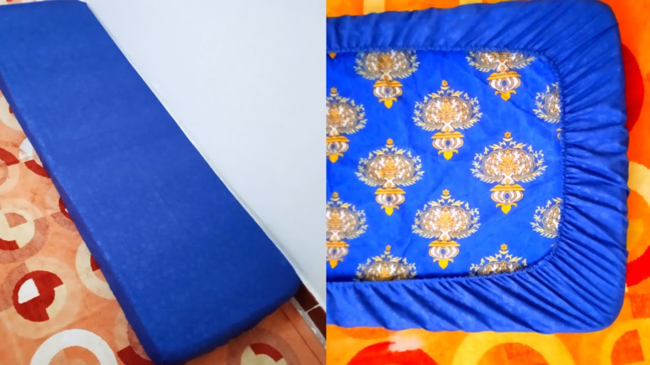 أسهل طريقة لخياطة درا اوس ( غطاء سرير لشخص واحد ) خطوة بخطوة للمبتدئات ، مع طريقة رفع المقاسات